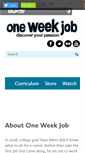 Mobile Screenshot of oneweekjob.com